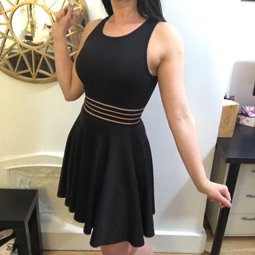 Black Stretch Fabric Dress